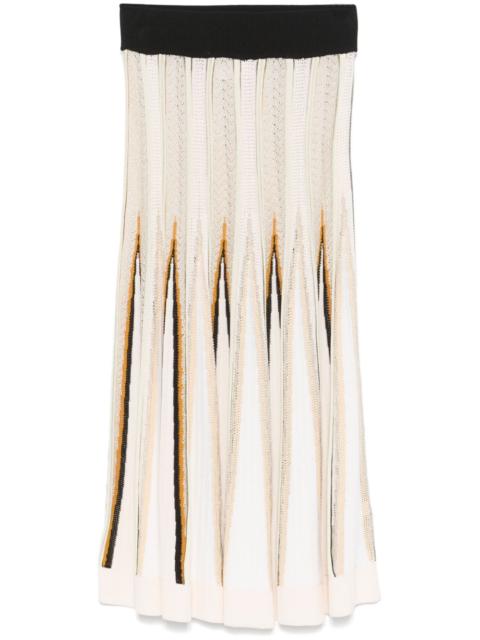 forte_forte knitted midi skirt