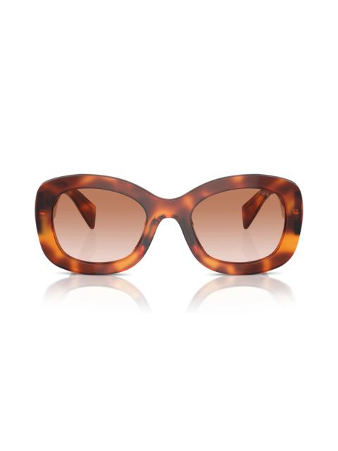 55mm Gradient Oval Sunglasses