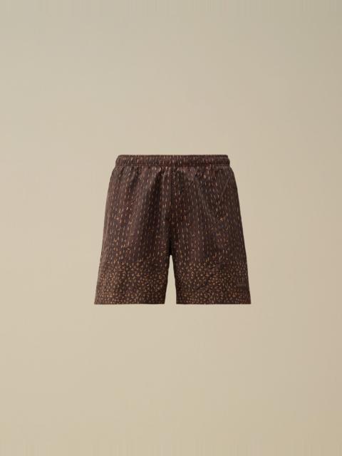 C.P. Company Flatt Nylon Sashiko Printed Swim Shorts