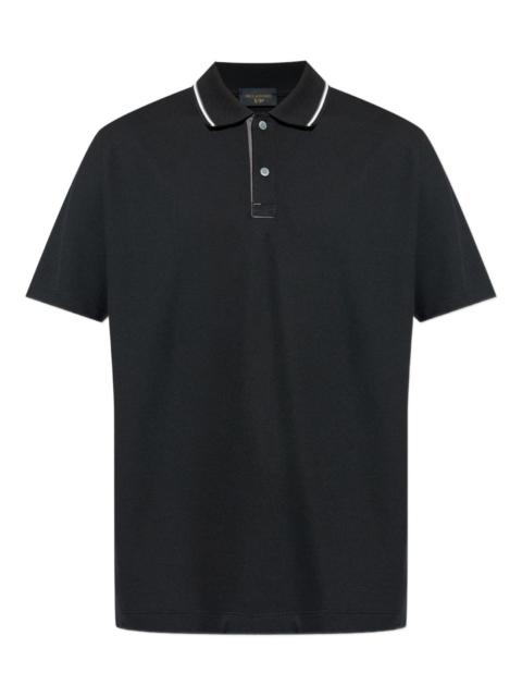 Paul & Shark contrasting-trim polo shirt