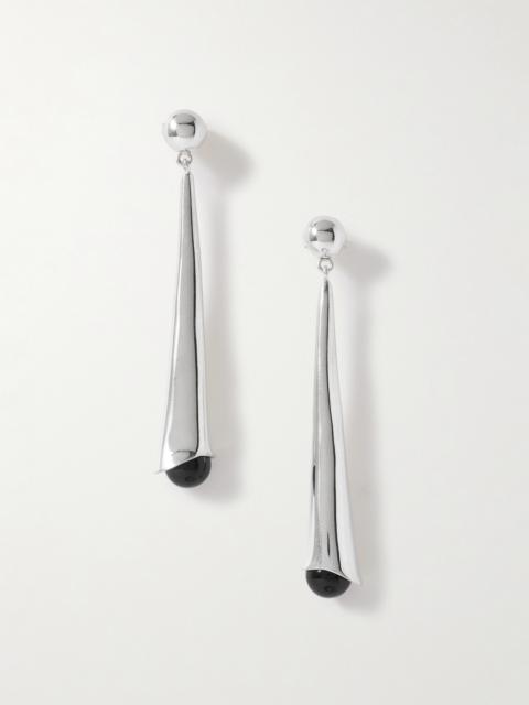 Sophie Buhai Lou Lou Silver Onyx Earrings