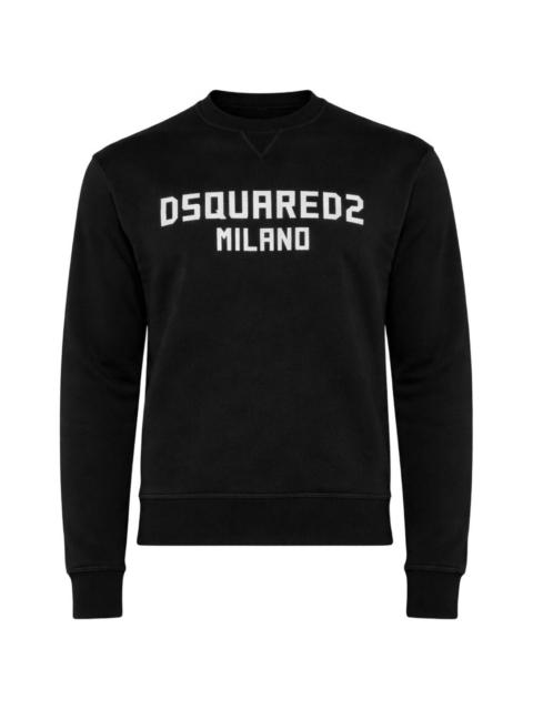 DSQUARED2 logo-print trousers set