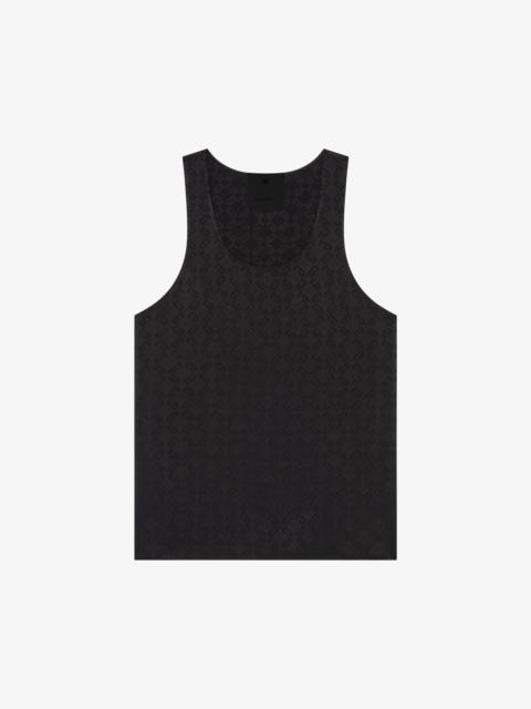 Givenchy TANK TOP IN MONOGRAM 72 JACQUARD