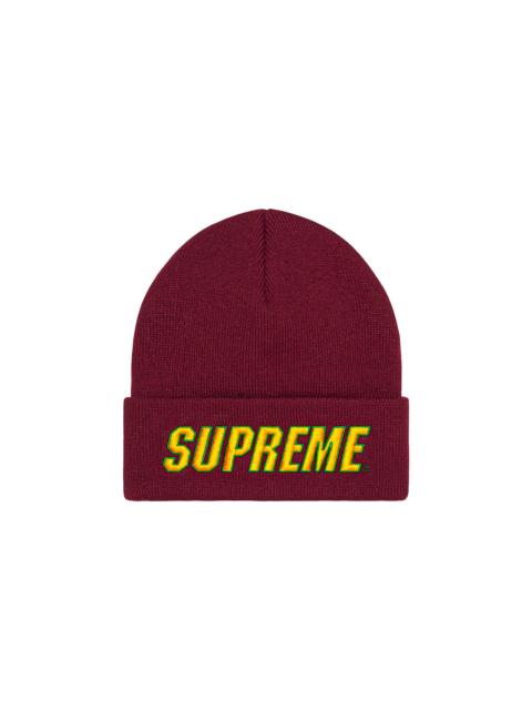 Supreme Slant Beanie "FW23 - Burgundy" SU27725