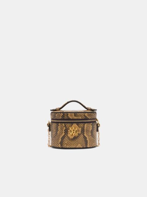 AMIRI WOMEN'S PYTHON EMBOSSED NANO VANITY BAG