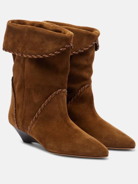 Isabel Marant Edoa 45 suede ankle boots