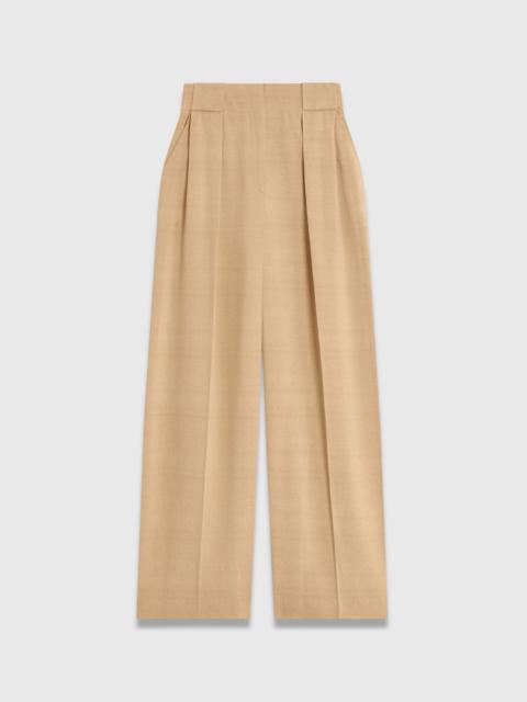 THE FOLD Lyon Textured Palazzo Trousers