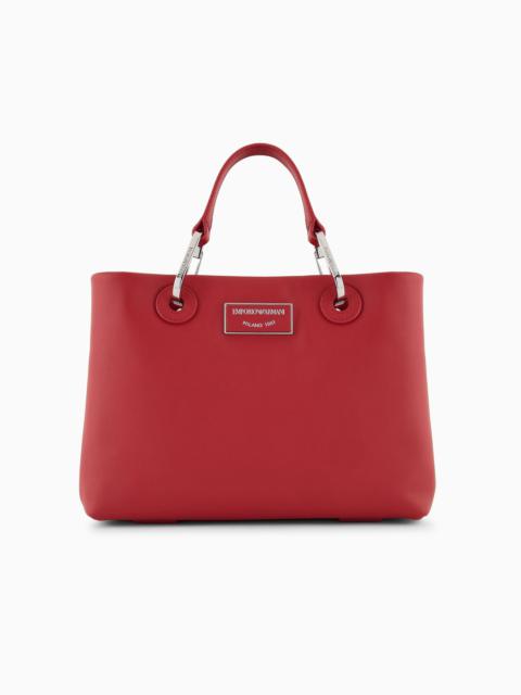 EMPORIO ARMANI ASV small MyEA shopper bag in ecological leather