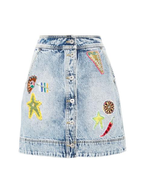 Jackpot denim skirt