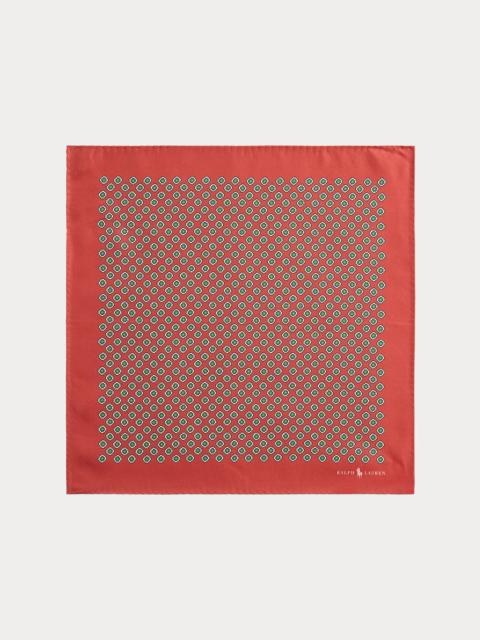 Polo Ralph Lauren Neat Silk Twill Pocket Square
