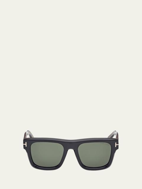 TOM FORD Men's FT1200M Acetate Square Sunglasses