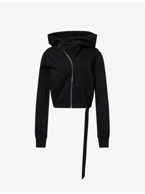 Rick Owens DRKSHDW Mountain Zip-Through Cotton-Jersey Hoody