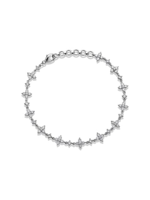 STONE AND STRAND LAB-Created Diamond Clover Bracelet