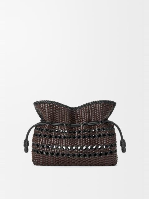 Loewe Medium Flamenco clutch in woven nappa calfskin