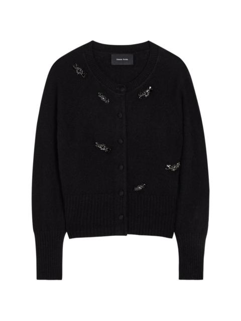 Simone Rocha embellished button-fastening cardigan