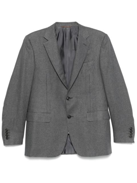 Canali houndstooth-pattern blazer