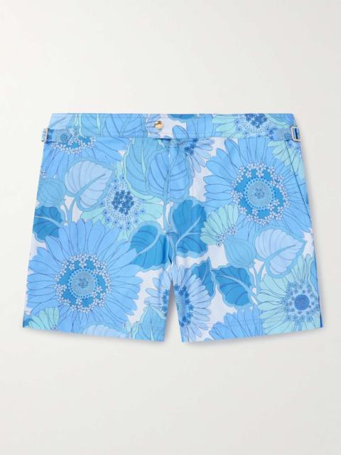 TOM FORD Slim-Fit Short-Length Floral-Print Swim Shorts