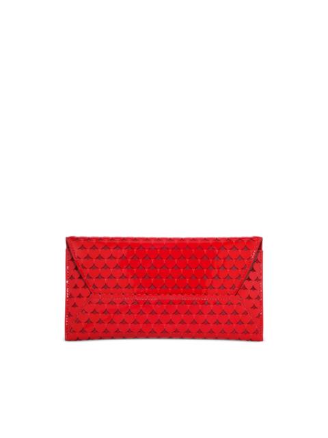 AQUAZZURA Amourose heart-pattern clutch bag