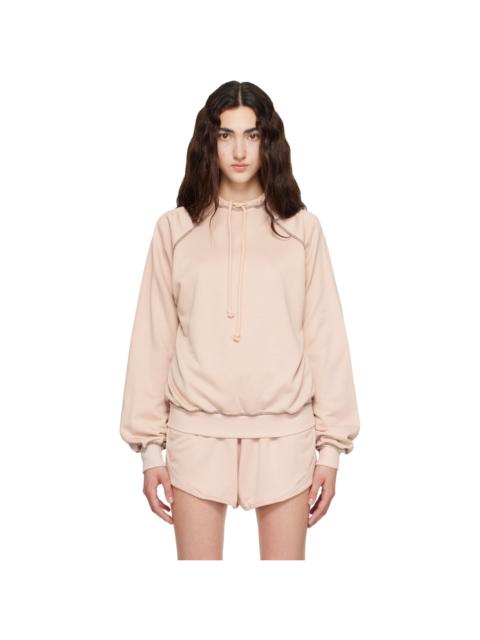 BASERANGE Pink Fold Hoodie