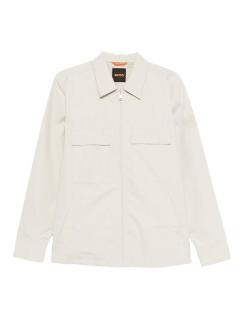 BOSS zip-up shirt jacket