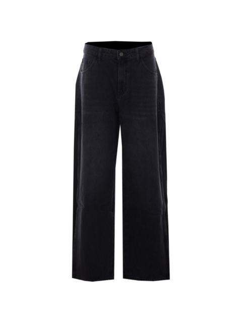 ELEH logo-patch wide-leg jeans