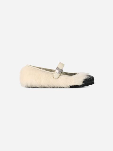 UGG ® Women's ® AMBUSH Mary Jane Sheepskin Shoes in White
