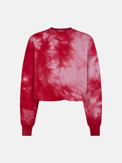 THE ATTICO RED AND PINK SWEATSHIRT