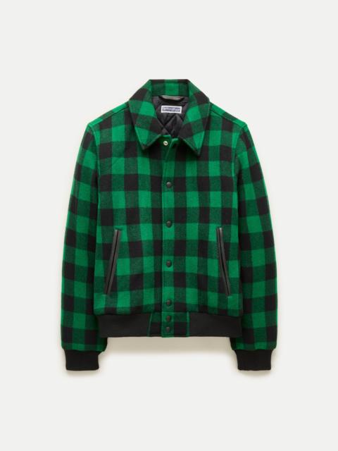 J.CREW Wallace & Barnes wool jacket in buffalo plaid
