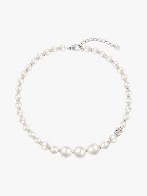 Givenchy PEARL NECKLACE IN METAL WITH CRYSTALS