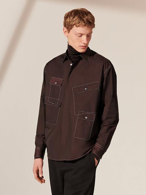 Hermès Boxy fit shirt with flexible collar