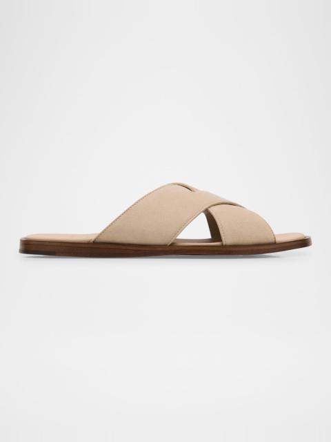Church's Oriyah Suede Crisscross Flat Sandals