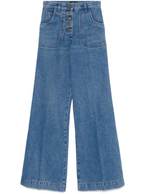 Etro wide leg jeans