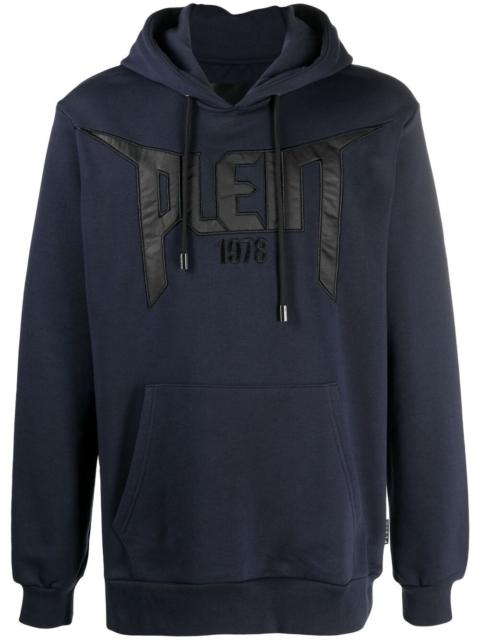 PHILIPP PLEIN appliqué logo patch hoodie