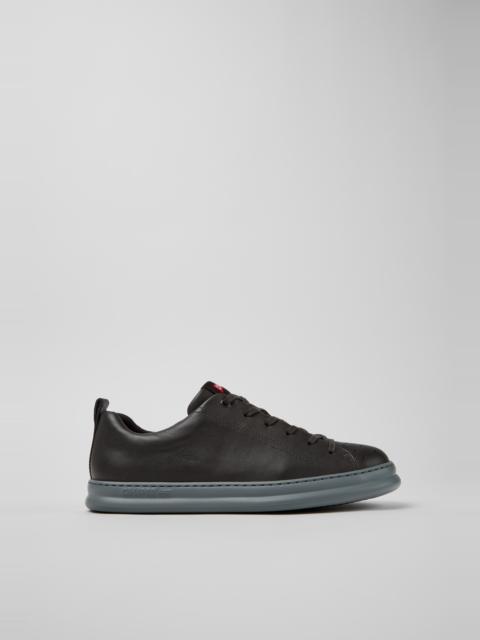 CAMPER Runner Gray Leather Sneakers for Men.