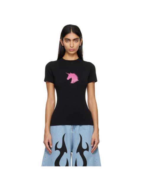 VETEMENTS Black Unicorn T-Shirt