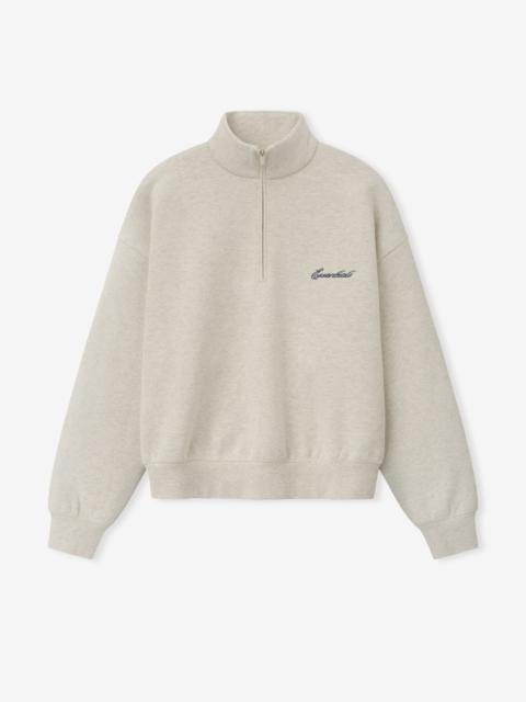 ESSENTIALS Signature Classic Half Zip Sweatshirt