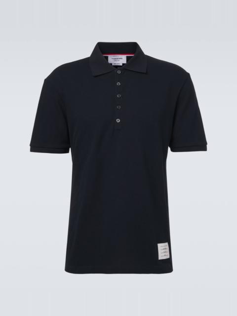 Thom Browne 4-Bar cotton piqué polo shirt