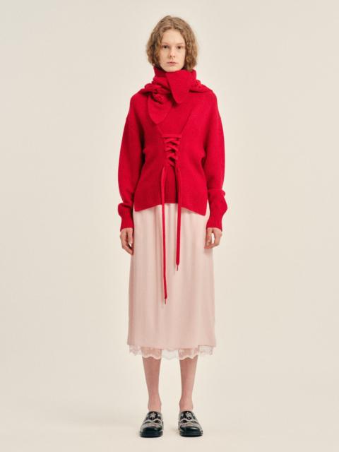 Simone Rocha Merino Sculpted Corset Jumper