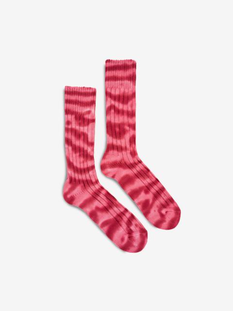 Iron Heart DEC-HVY-DYE-PNK Decka Heavyweight Dyed Socks - Pink