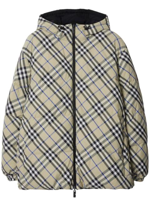 Burberry checked reversible down jacket