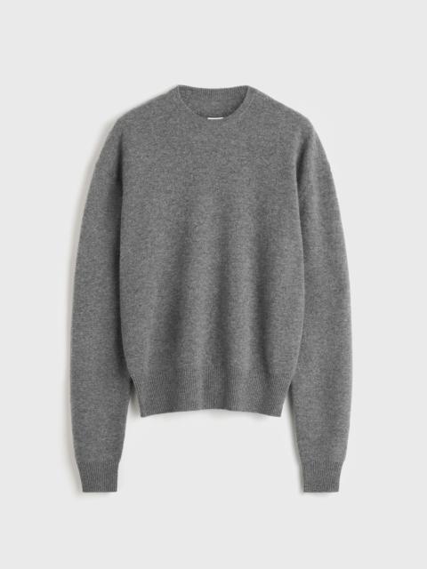 TOTEME Classic cashmere crew knit mid grey