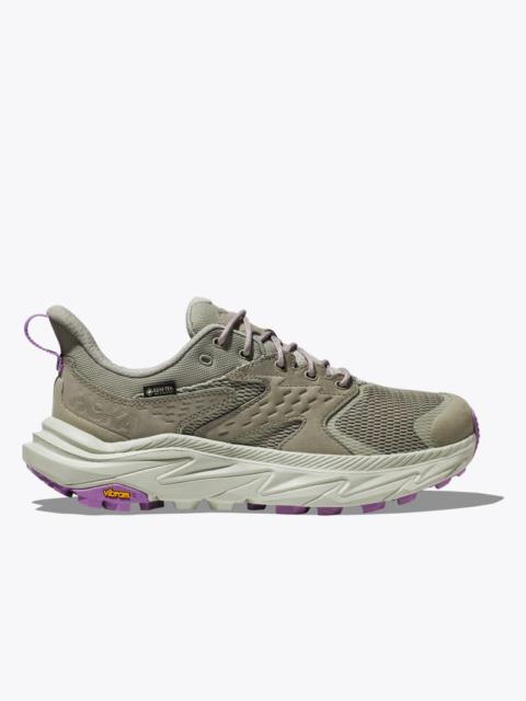 HOKA Women's Anacapa 2 Low GTX Shoes in Barley/Celadon Tint
