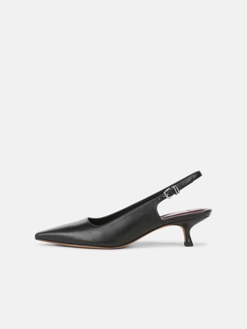 Vince Sabra Leather Slingback Heel