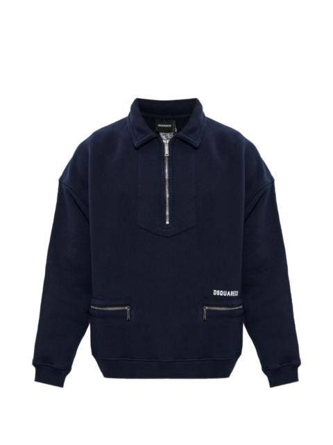 DSQUARED2 half-zip sweatshirt