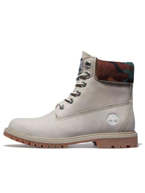 Timberland (WMNS) Timberland Heritage 6 Inch Waterproof Boots 'Beige Nubuck with Camo' A2M83K51