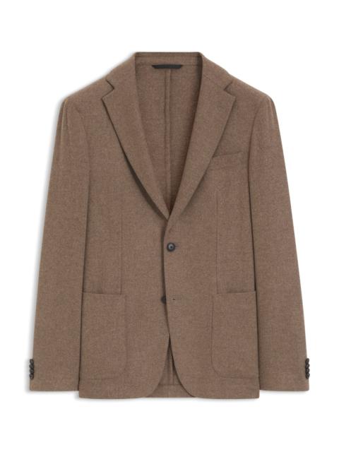 BOSS SLIM-FIT BLAZER IN WASHABLE PERFORMANCE-STRETCH FLANNEL