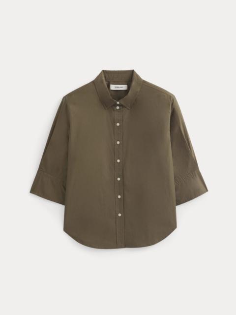 EVERLANE CUFF DETAIL SHIRT IN LIGHTWEIGHT COTTON