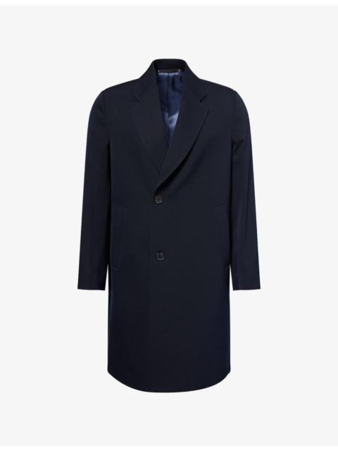 Paul Smith Notch-Lapels Regular-Fit Wool And Cotton Coat