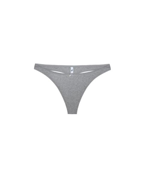 Cou Cou The Thong: Cotton Jersey Grey