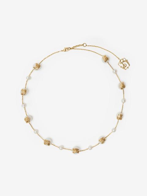EKD Sphere Pearl Necklace​